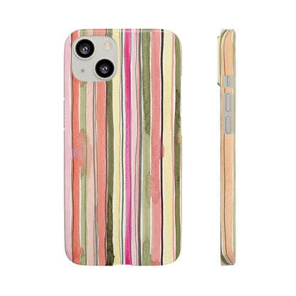 Summer Stripe Snap Phone Case