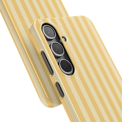 Buttercup Stripe Snap Phone Case