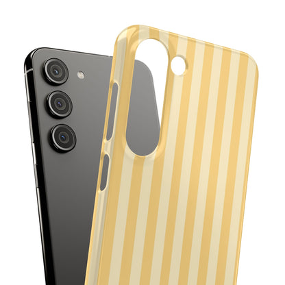 Buttercup Stripe Snap Phone Case