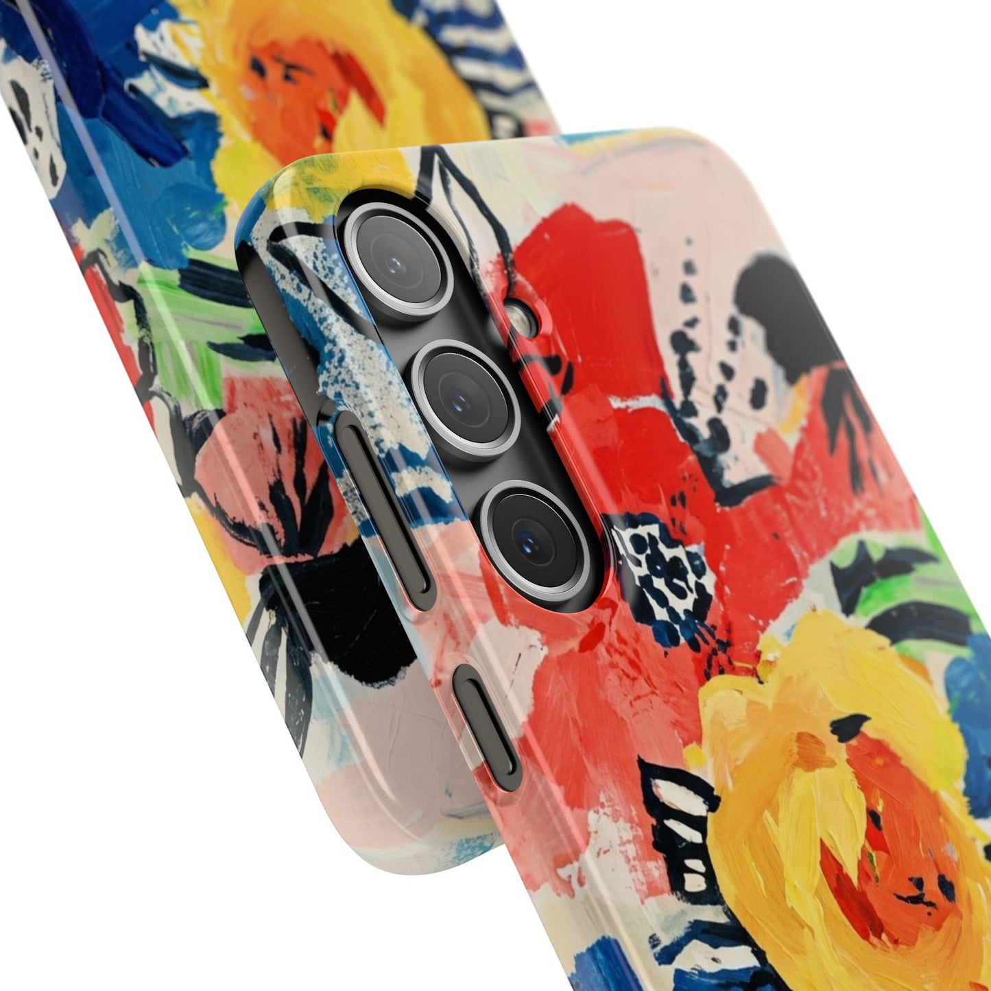 Abstract Flora Snap Phone Case