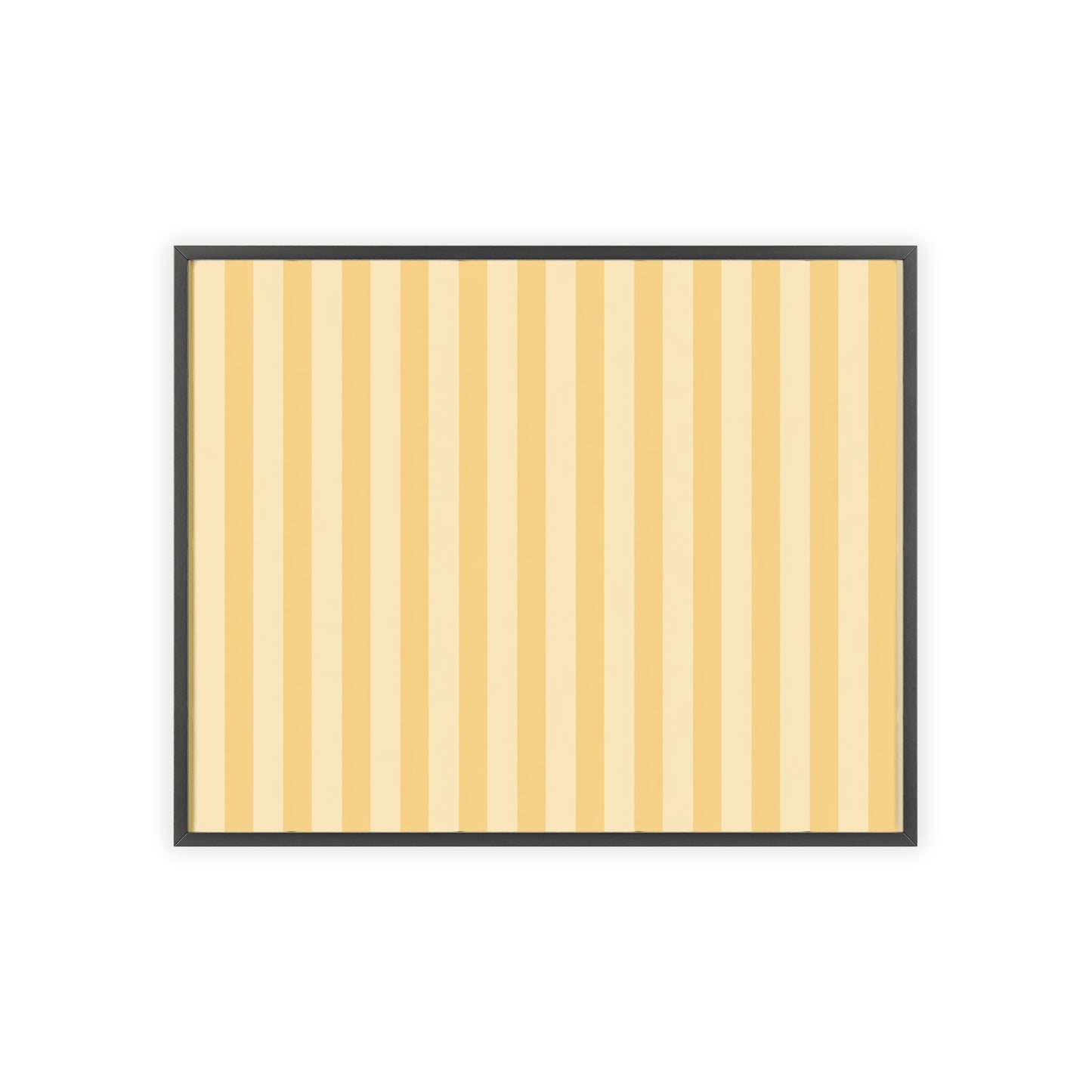 Buttercup Stripe Wood Framed Posters