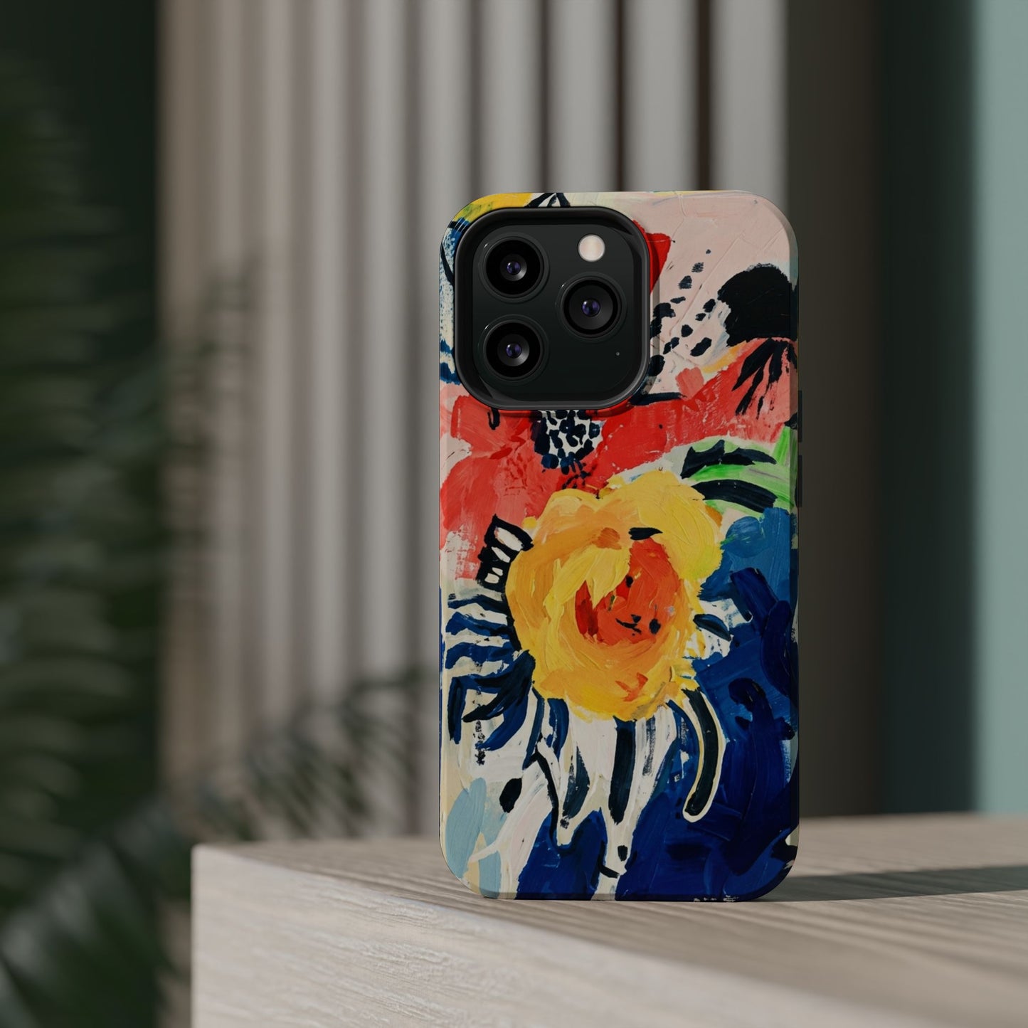 Abstract Flora Magnetic Phone Case