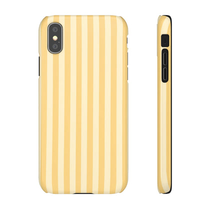 Buttercup Stripe Snap Phone Case