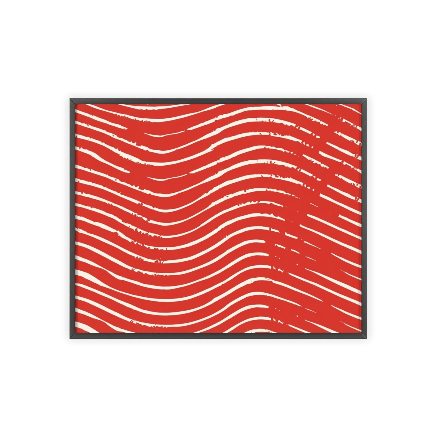 Scarlet Tide Wood Framed Posters