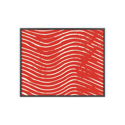 Scarlet Tide Wood Framed Posters