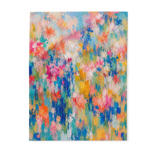 Chromatic Meadow Arctic Fleece Blanket