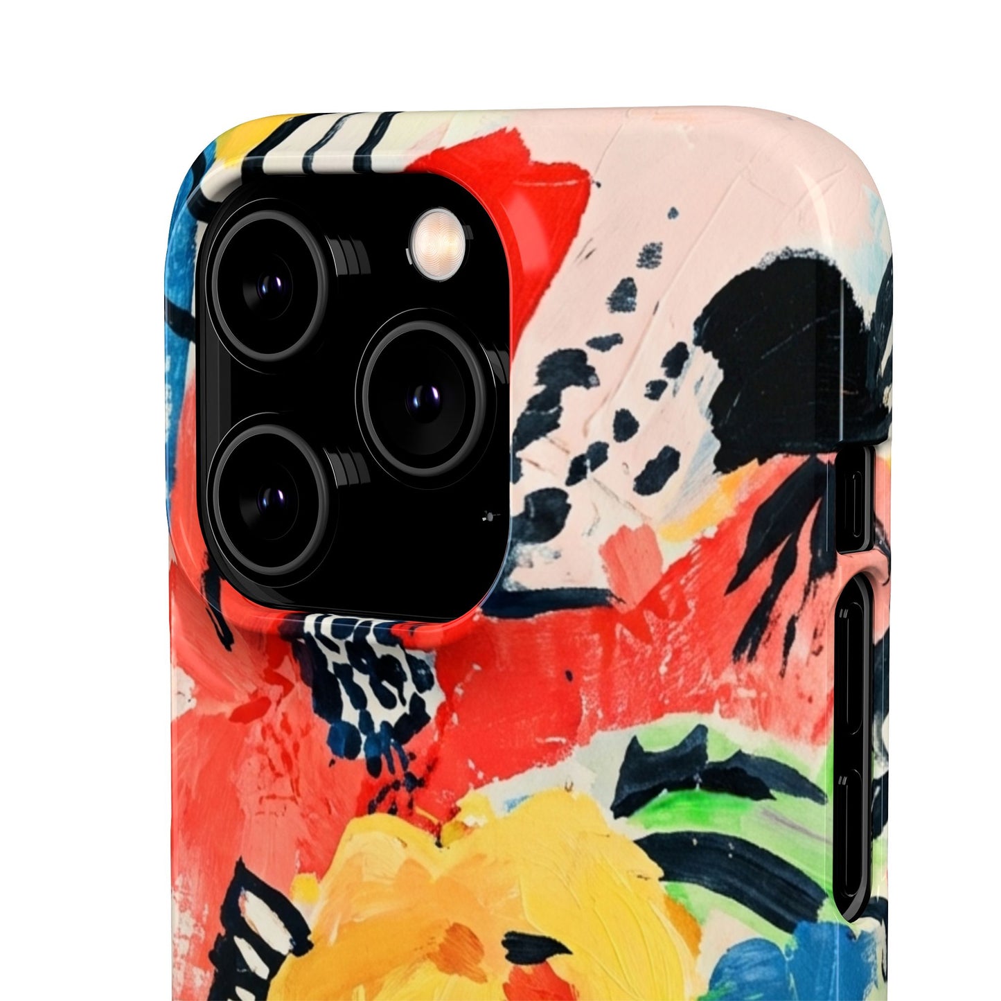 Abstract Flora Snap Phone Case