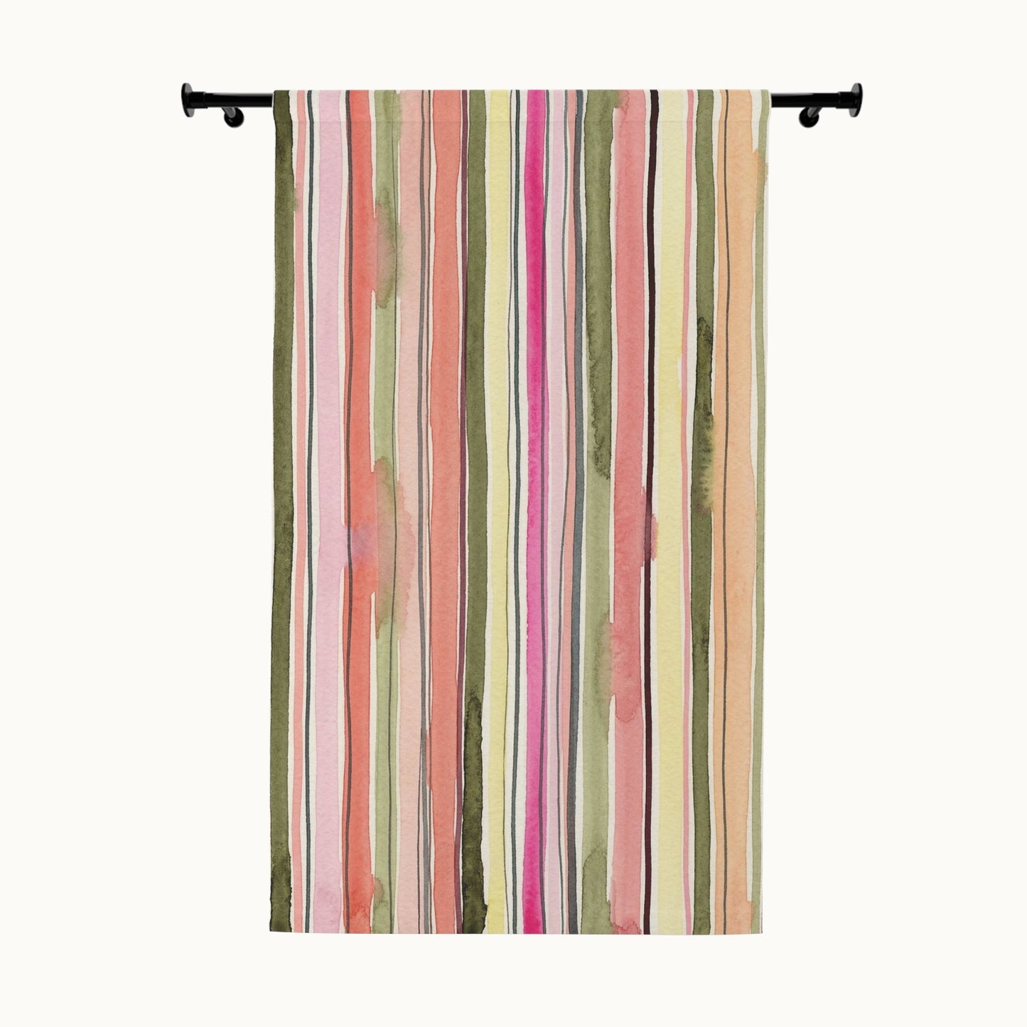 Summer Stripe Window Curtain