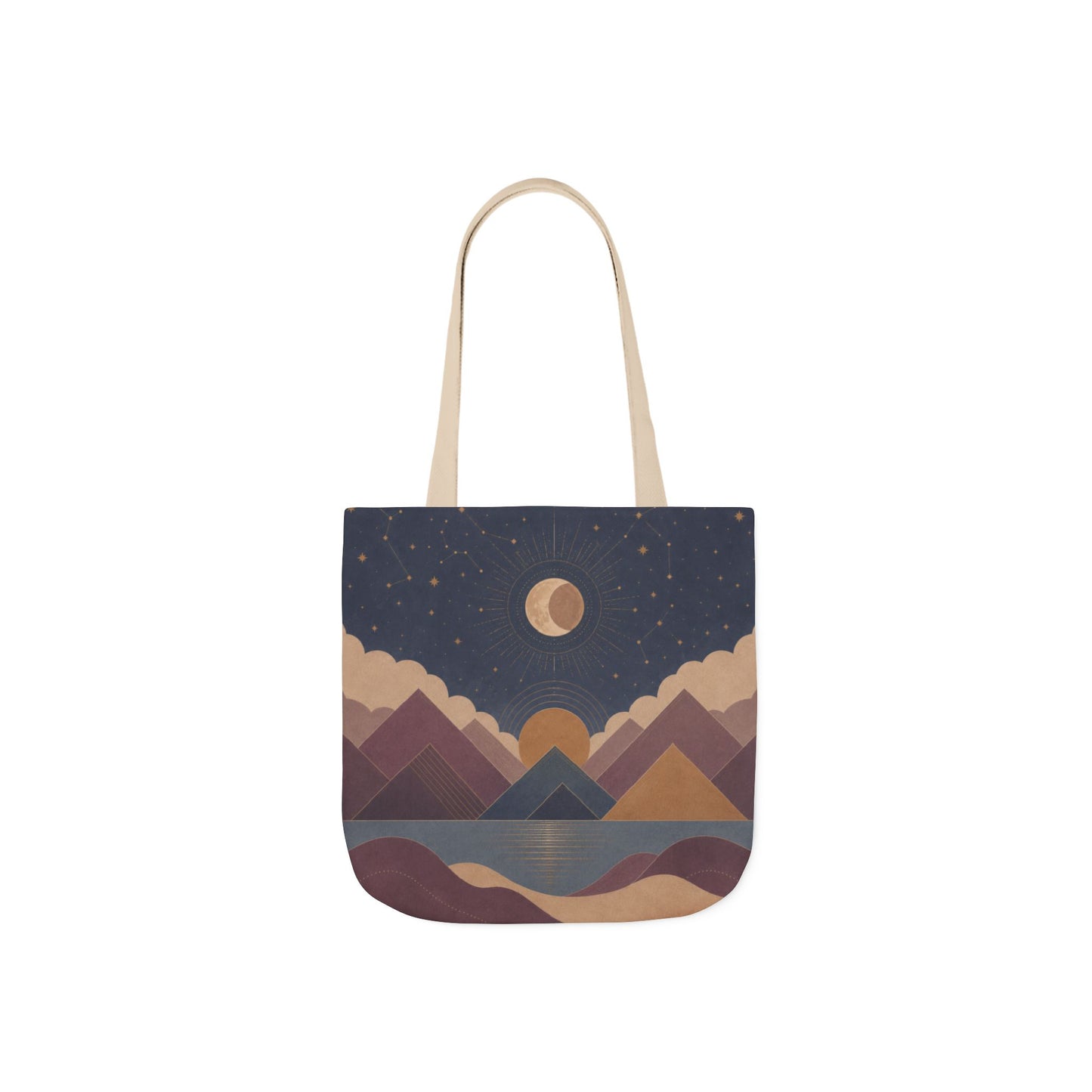 Celestial Vale Tote Bag with 5-Color Straps