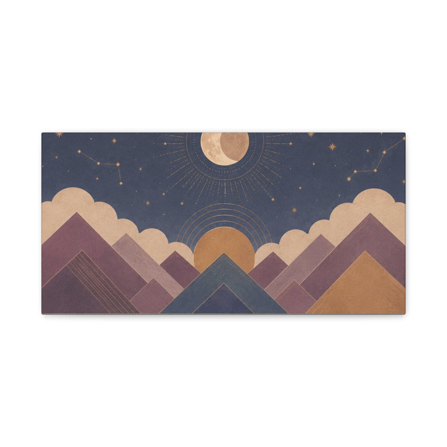 Celestial Vale Stretched Canvas Wall Art