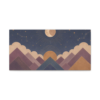Celestial Vale Stretched Canvas Wall Art