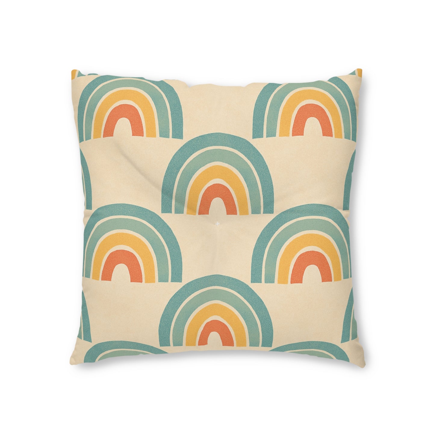 Square Tufted Floor Pillow — Square