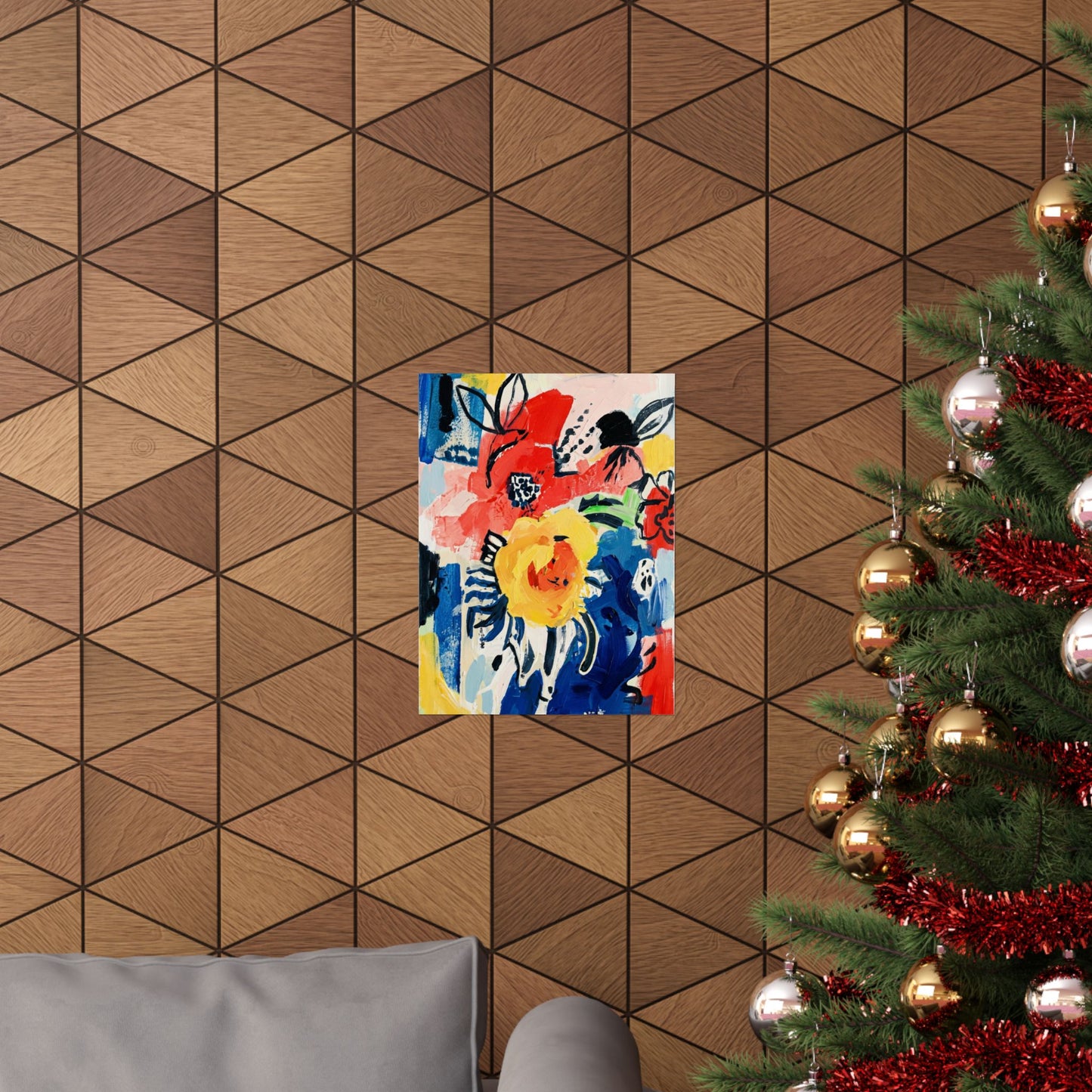 Abstract Flora Art Poster
