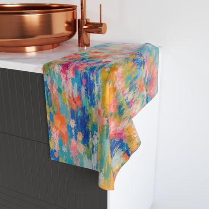 Chromatic Meadow Hand Towel