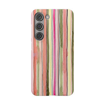 Summer Stripe Snap Phone Case