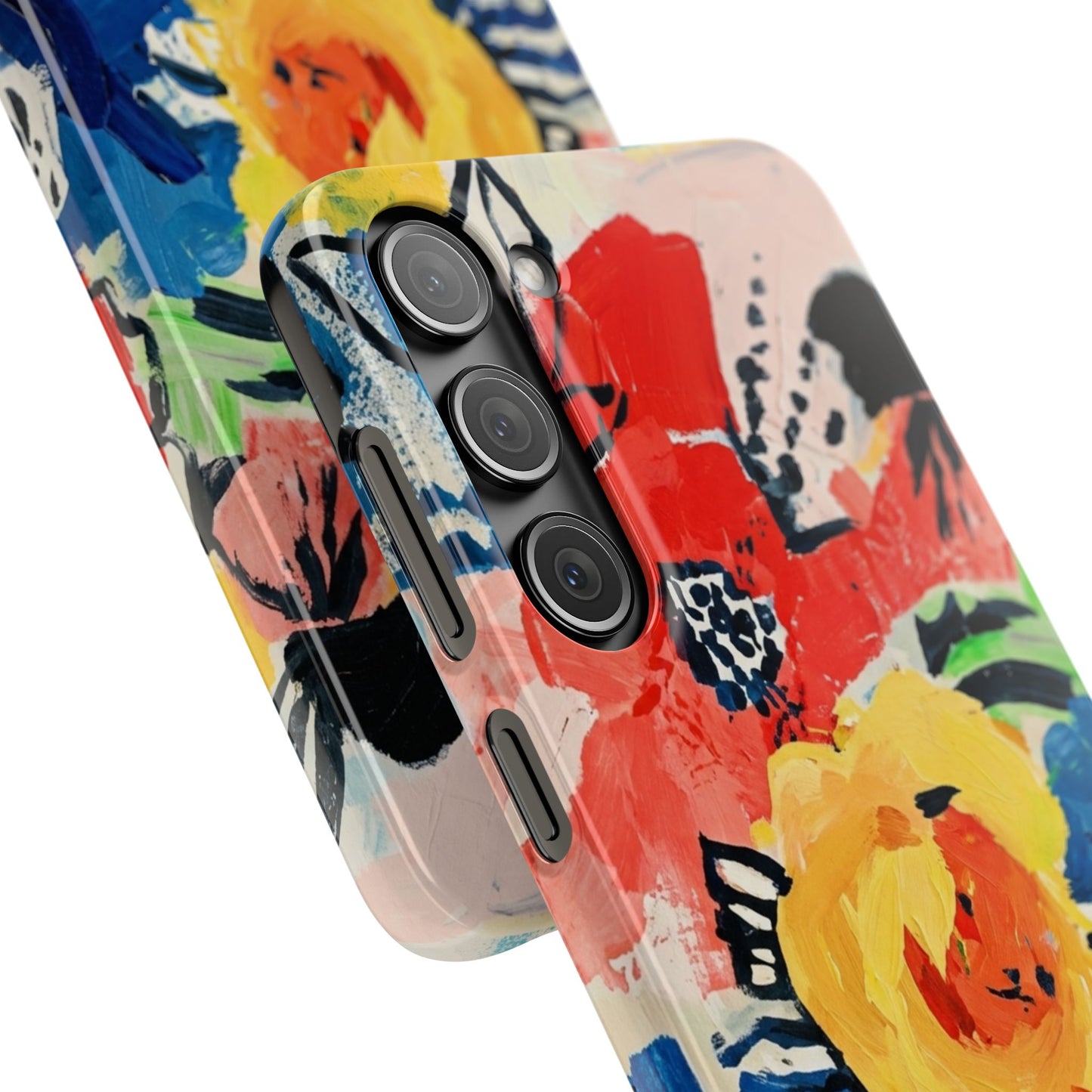 Abstract Flora Snap Phone Case