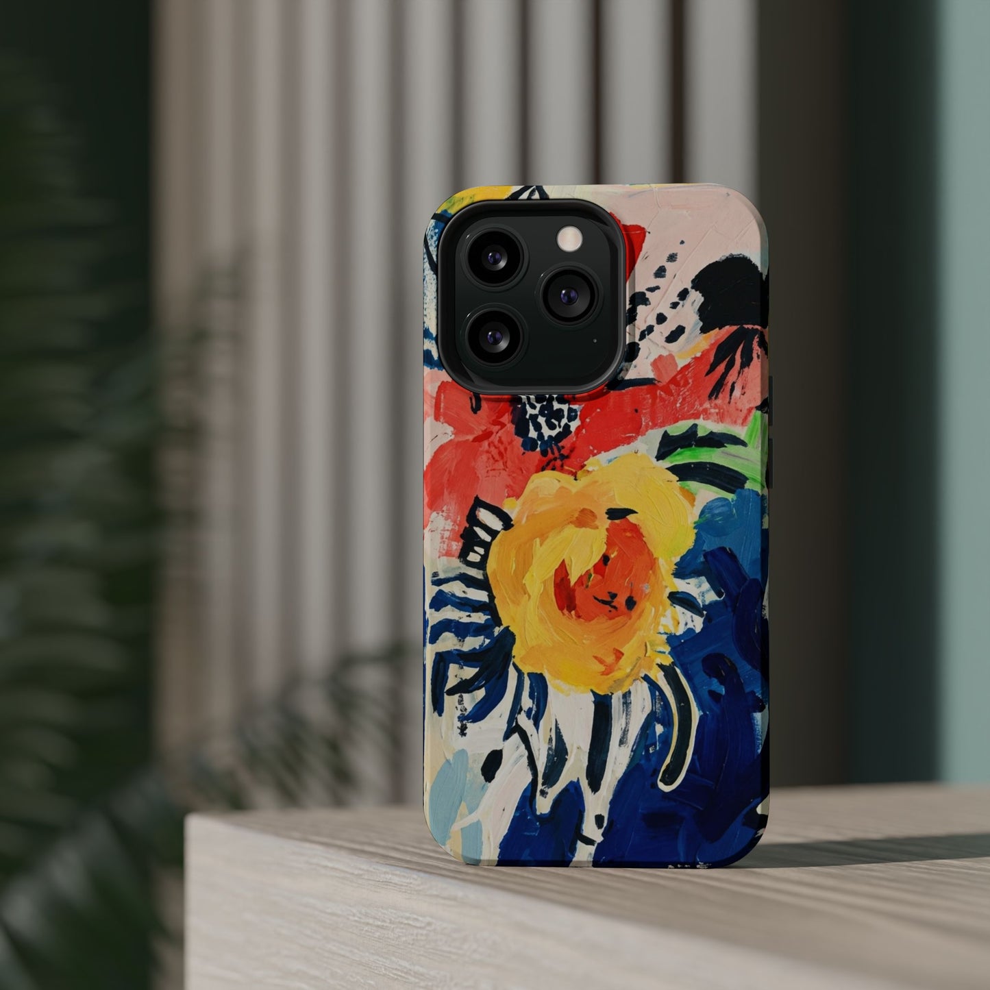 Abstract Flora Magnetic Phone Case