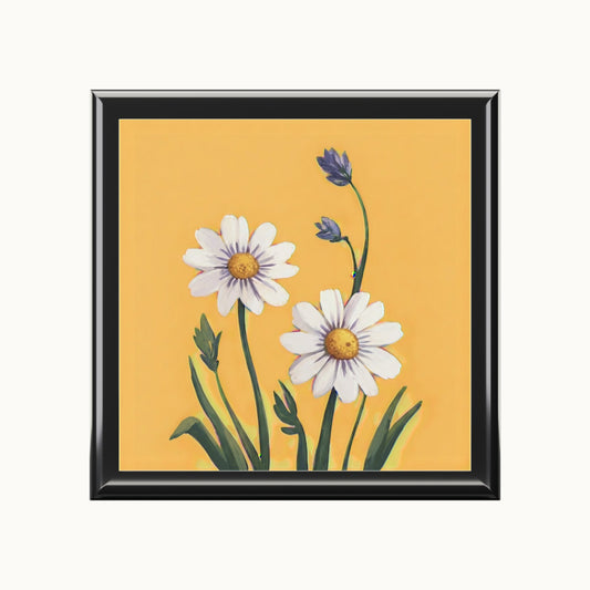 Spring Daisies Jewelry Box