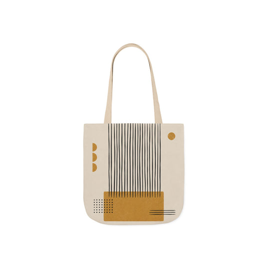 Ochre Cadence Tote Bag with 5-Color Straps