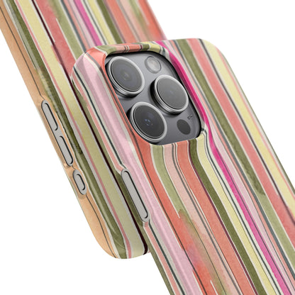 Summer Stripe Snap Phone Case