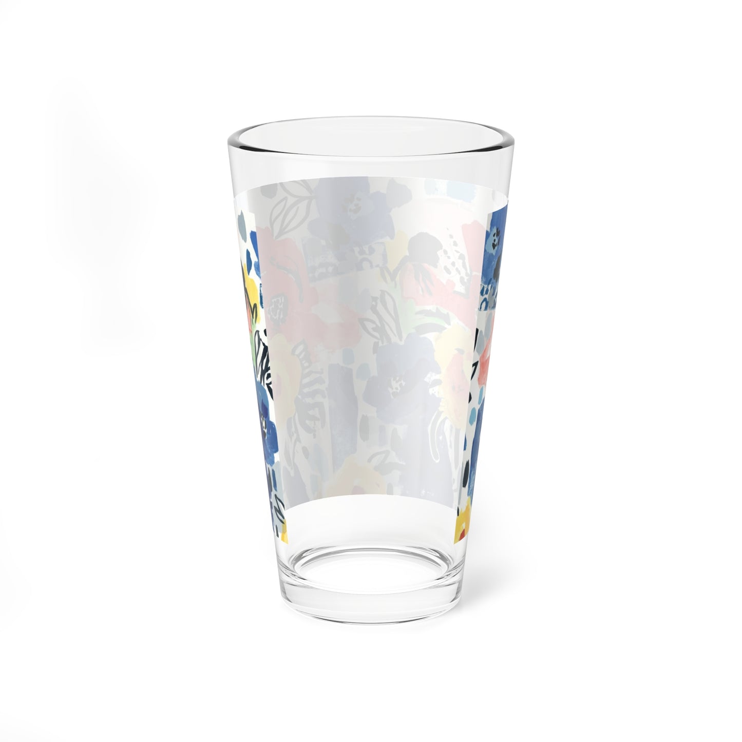 Abstract Flora Tall Mixing Glass 16oz