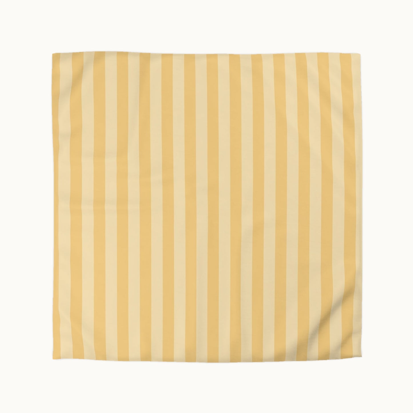 Buttercup Stripe Microfiber Duvet Cover