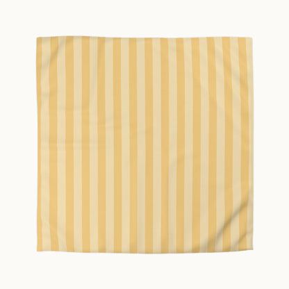 Buttercup Stripe Microfiber Duvet Cover