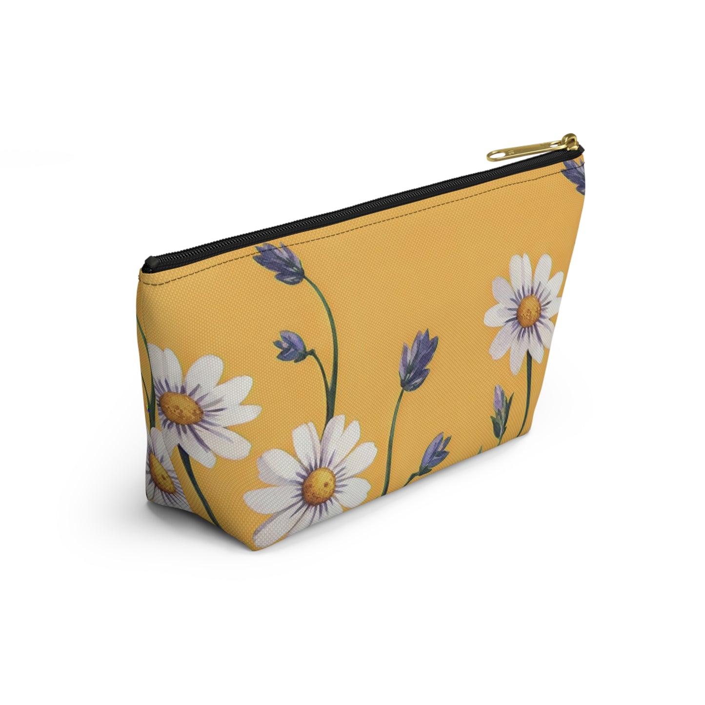 Spring Daisies Accessory Pouch with T-bottom