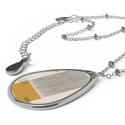 Ochre Cadence Oval Necklace