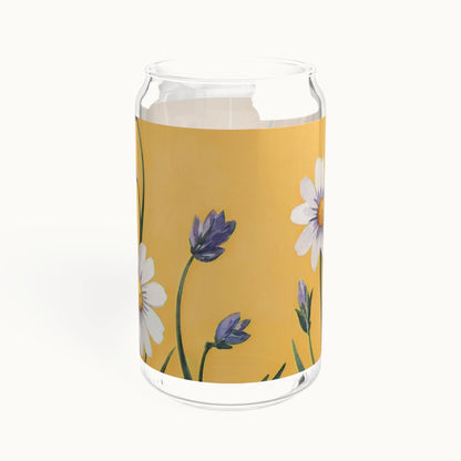 Spring Daisies Sipper Glass | 16oz