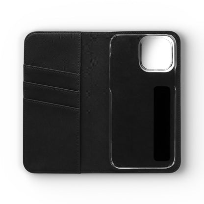 Summer Stripe Vegan Leather Flip Case