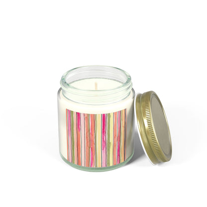 Summer Stripe Scented Candles