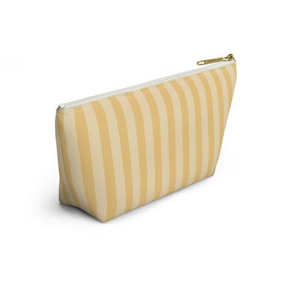 Buttercup Stripe Accessory Pouch with T-bottom