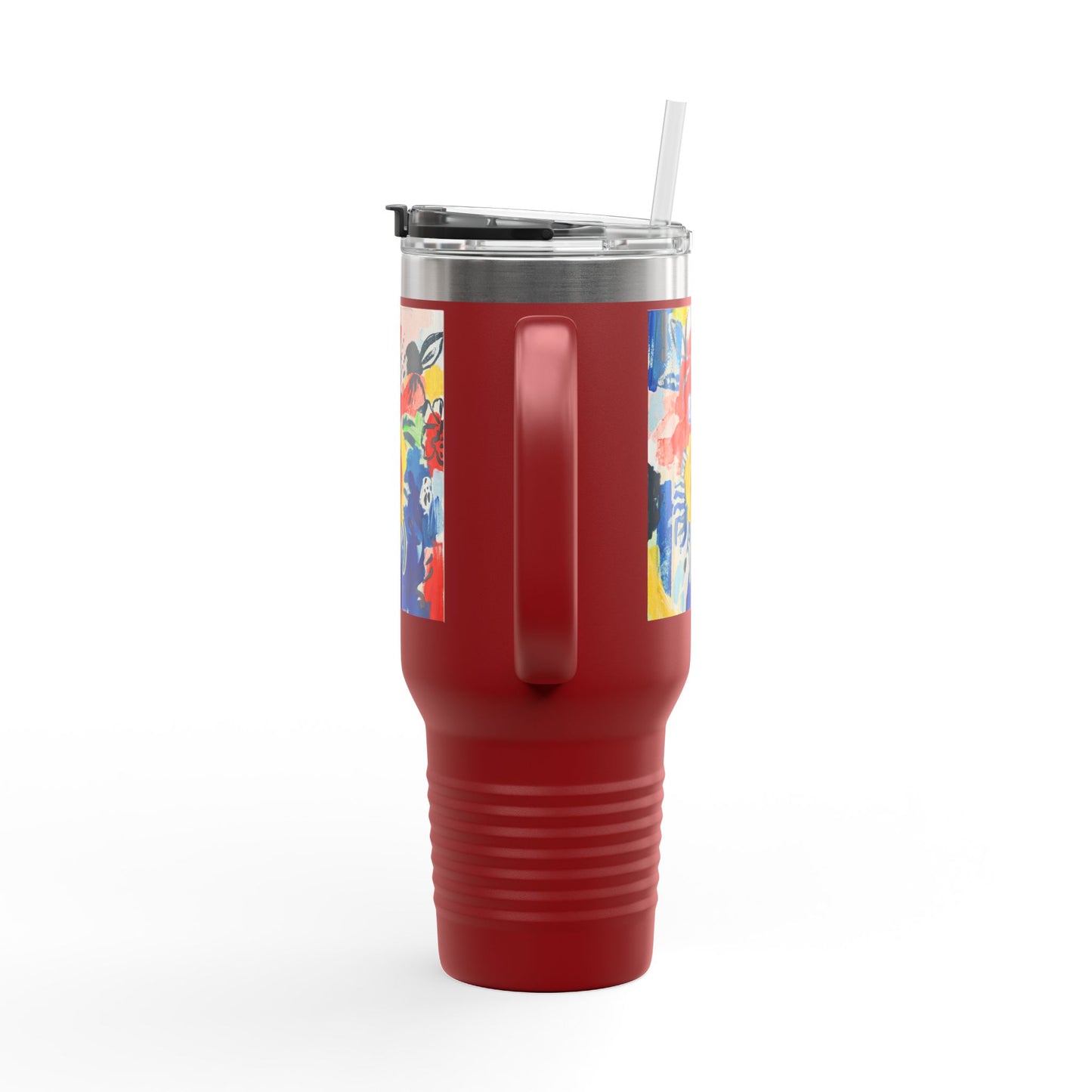 Abstract Flora 40oz Insulated Travel Mug
