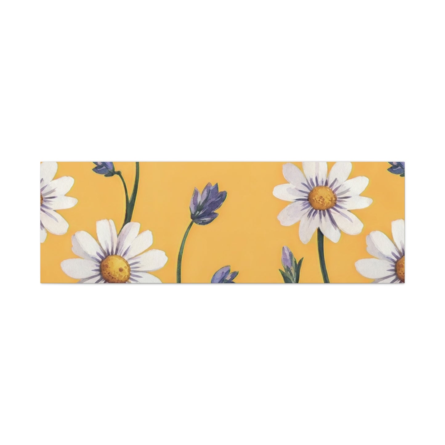Spring Daisies Stretched Canvas Wall Art