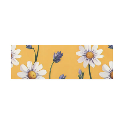 Spring Daisies Stretched Canvas Wall Art