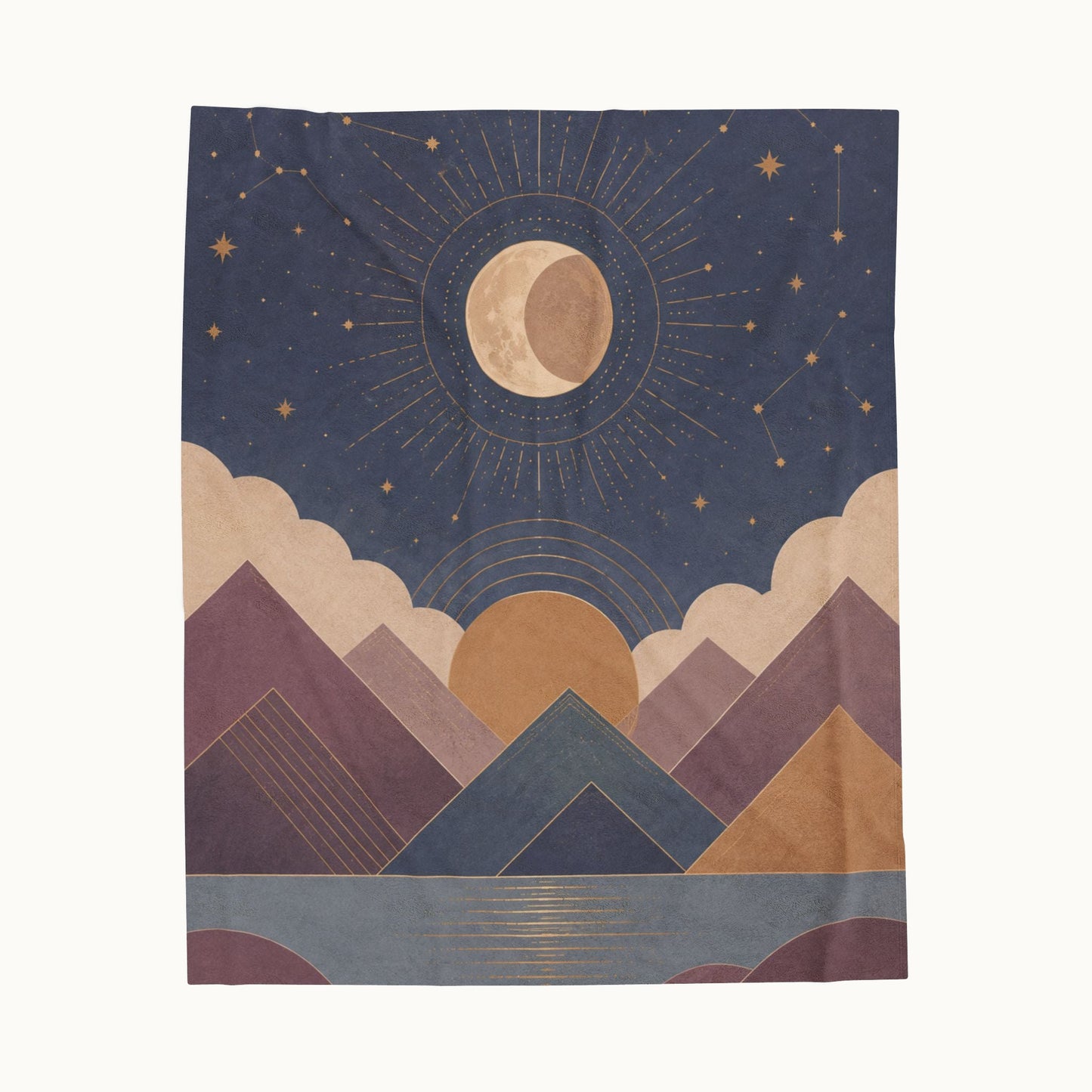 Celestial Vale Velveteen Plush Blanket