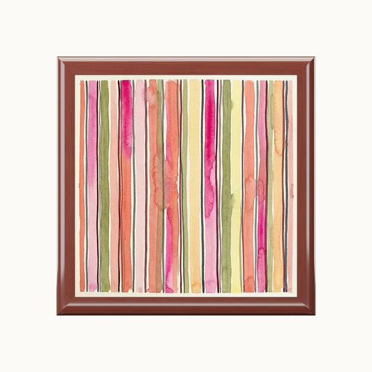 Summer Stripe Jewelry Box