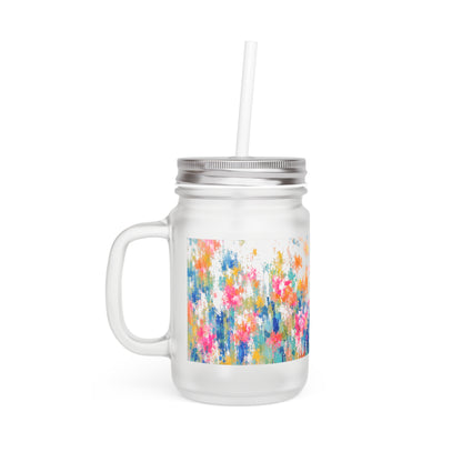 Chromatic Meadow Mason Jar Tumbler