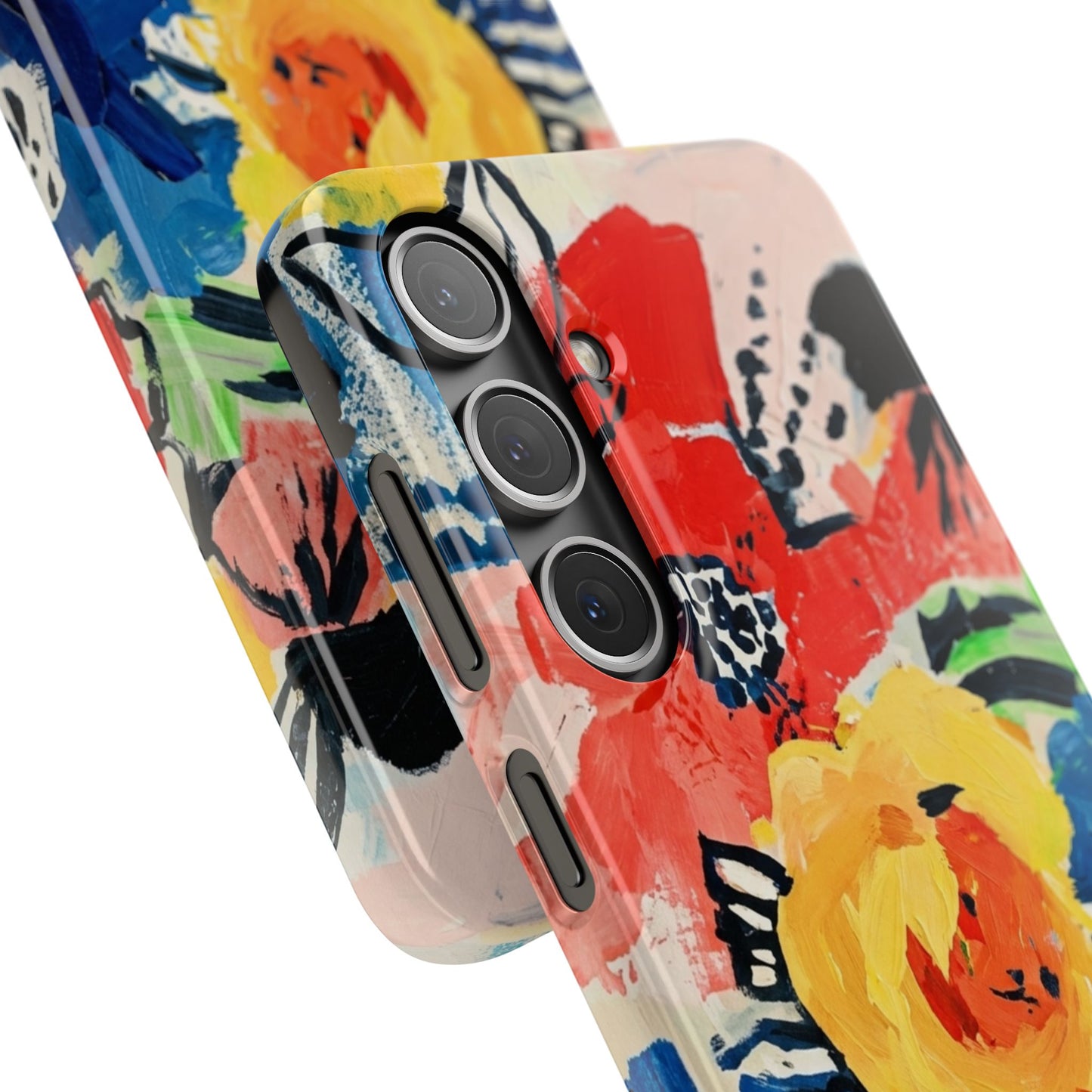 Abstract Flora Snap Phone Case