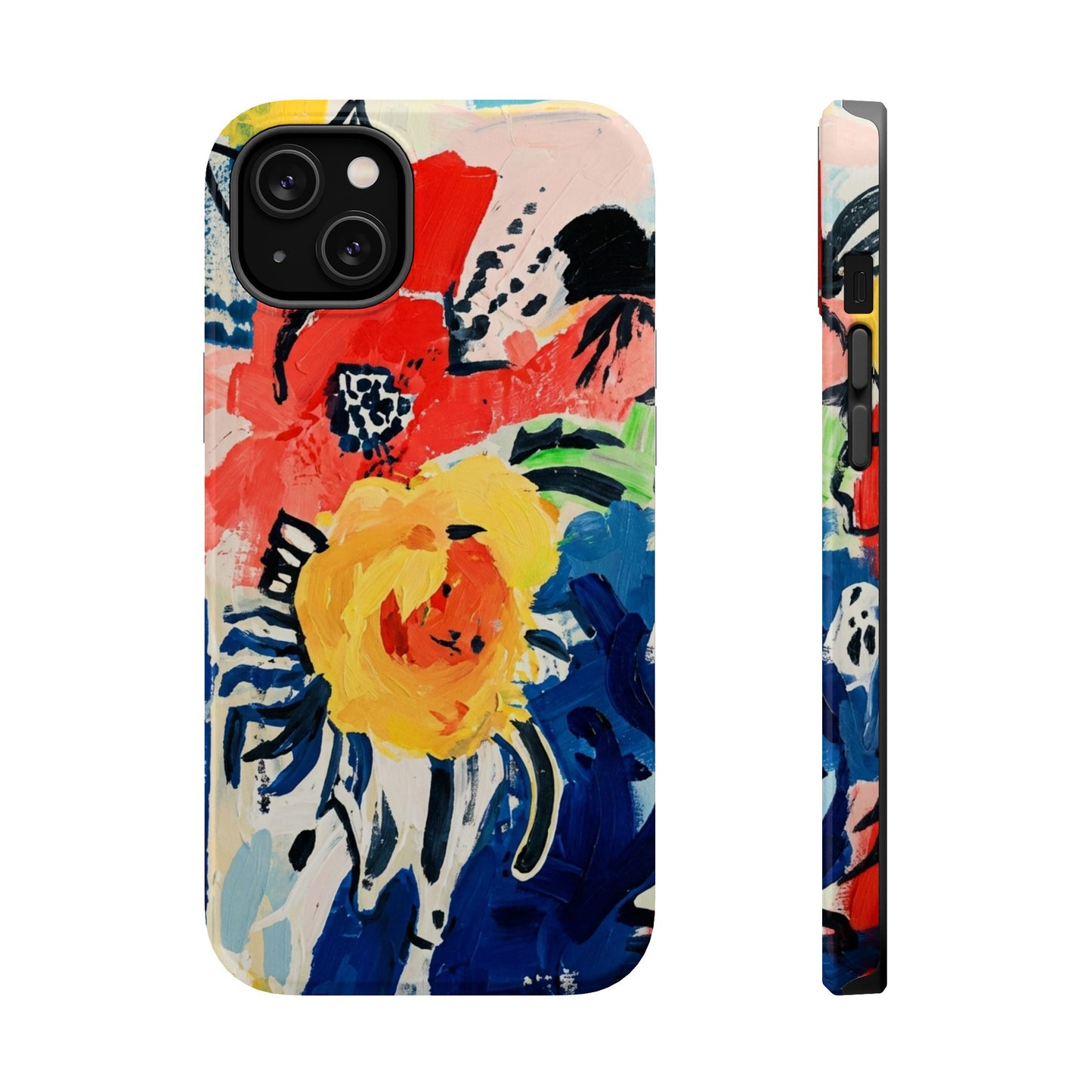 Abstract Flora Magnetic Phone Case