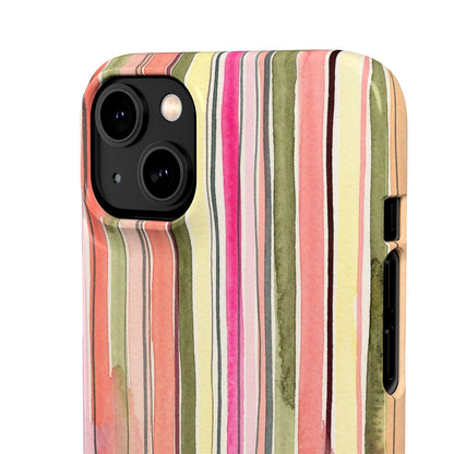 Summer Stripe Snap Phone Case