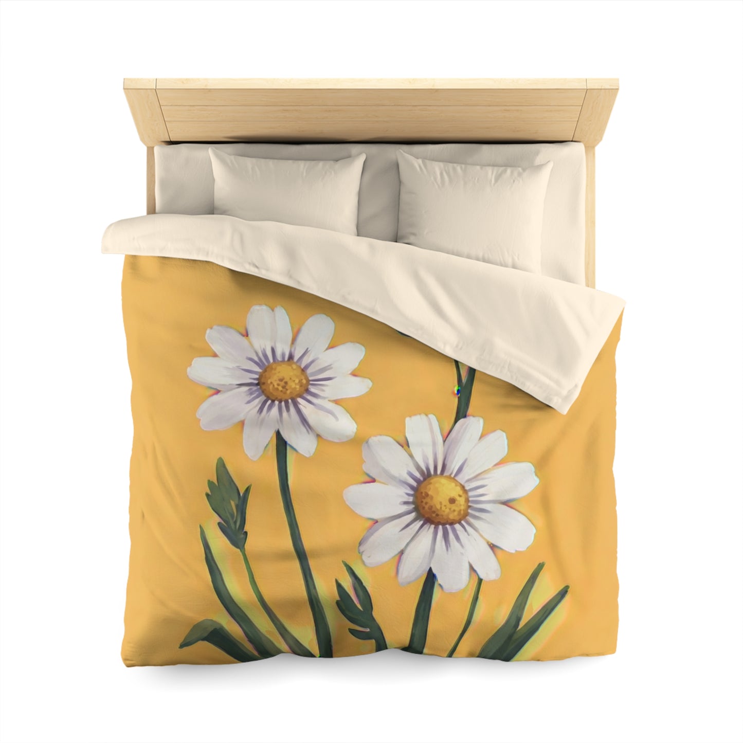 Spring Daisies Microfiber Duvet Cover