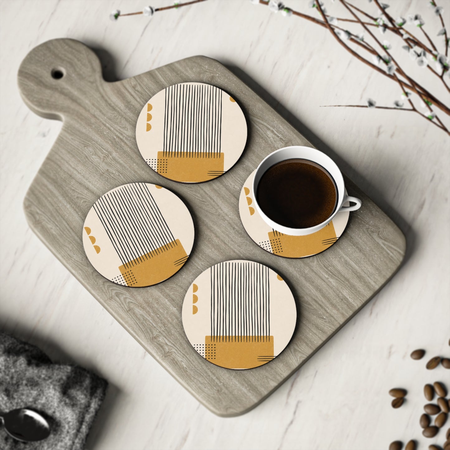 Ochre Cadence Coasters