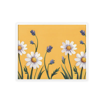 Spring Daisies Wood Framed Posters