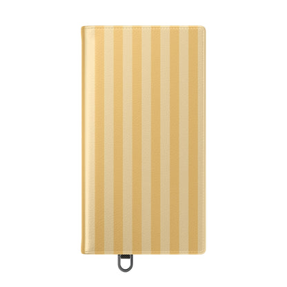 Buttercup Stripe Vegan Leather Flip Case