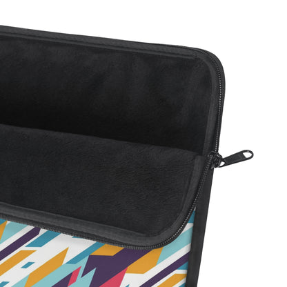 Colorful Geometric Laptop Sleeve | Stylish Tech Accessory for Students, Professionals, Gift Idea, Computer Case, Travel Bag
