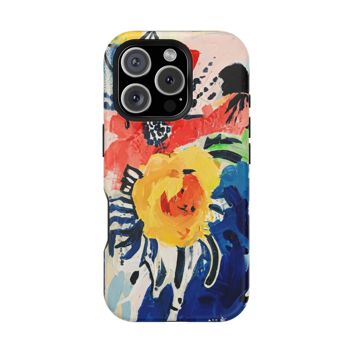 Abstract Flora Magnetic Phone Case
