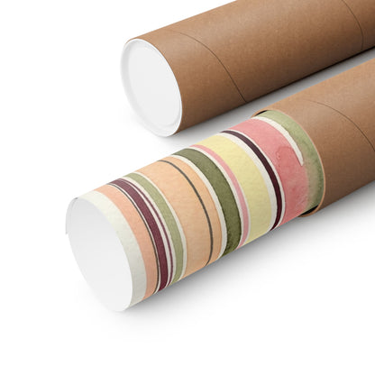 Summer Stripe Art Poster