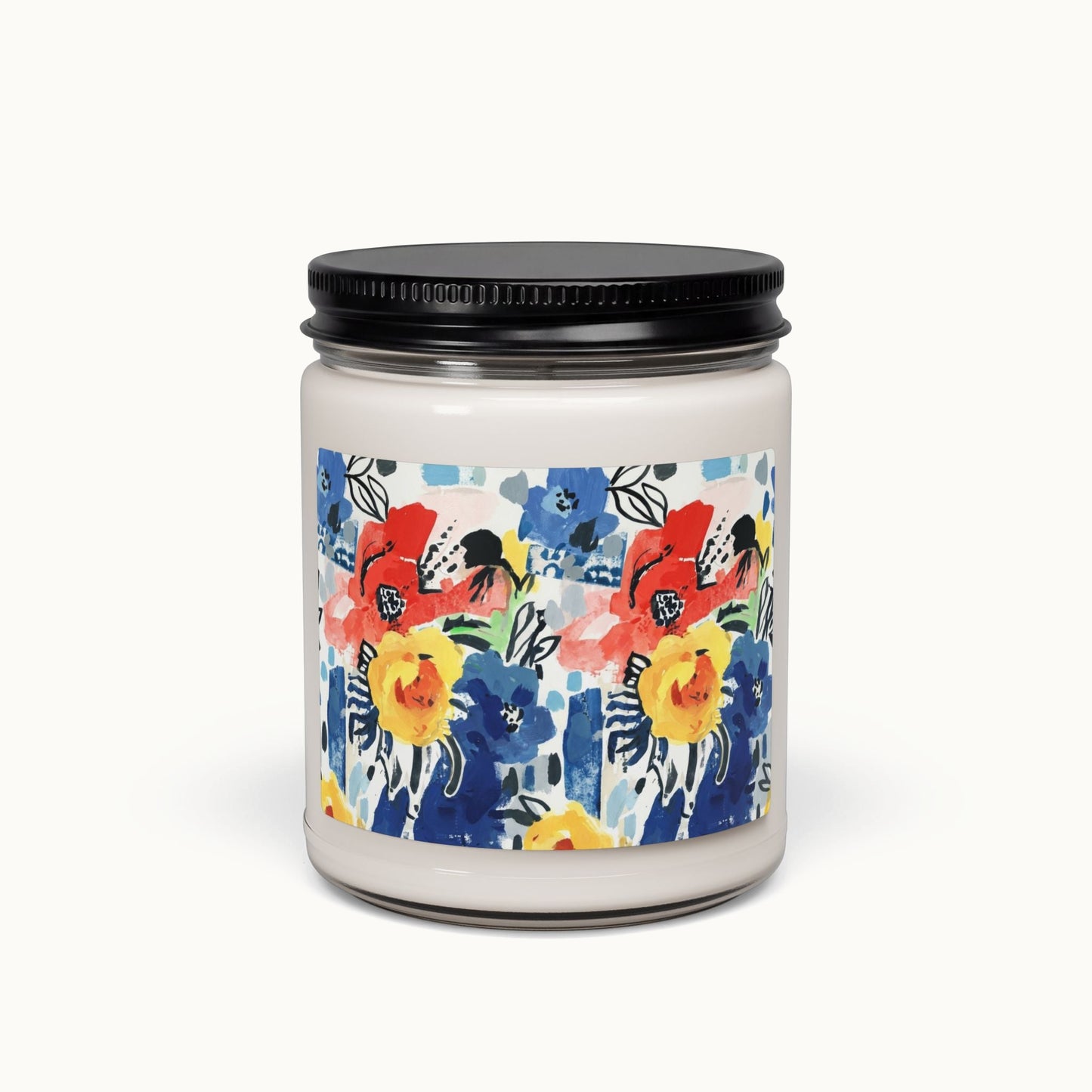 Abstract Flora Soy Candle